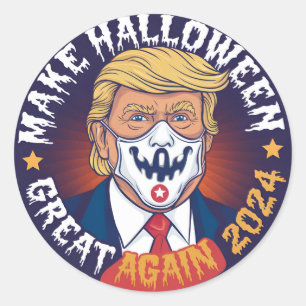 Adesivo Redondo Faça o Excelente do Halloween de novo adesivo:Insp