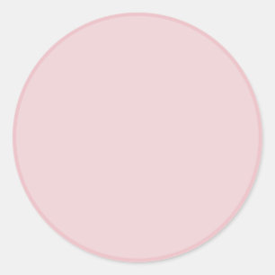 Adesivo Redondo Faça o Seu Próprio Texto Rosa Dourado Cor Sólida