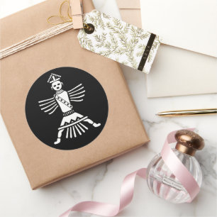 Adesivo Redondo faca zuni