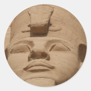 Adesivo Redondo face abu simbel