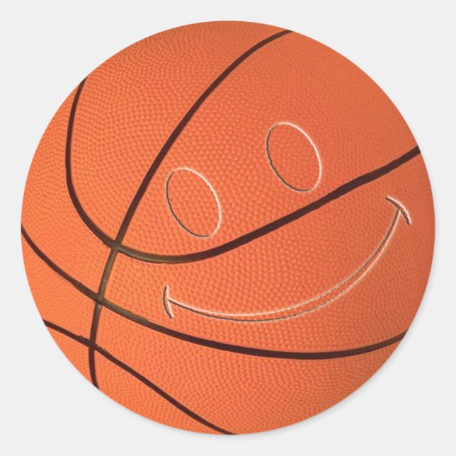 ADESIVO REDONDO FACE BASKETBALL (Frente)