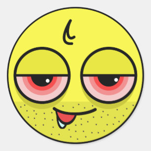 Adesivo Redondo Face de Pé