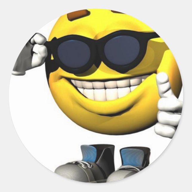 Adesivo Redondo face legal (Frente)