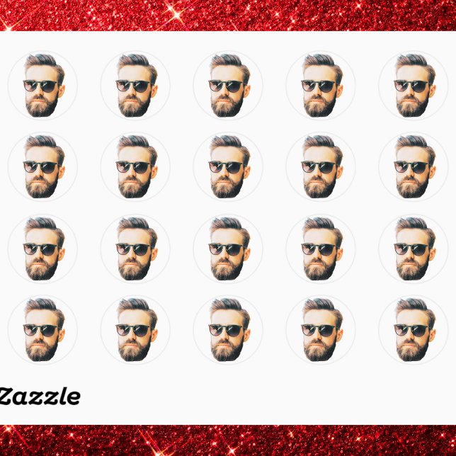 Adesivo Redondo Face Personalizada (Criador carregado)