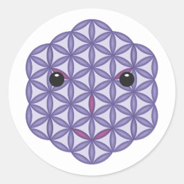 Adesivo Redondo Face sagrada - Arturiano, 01 Pr.