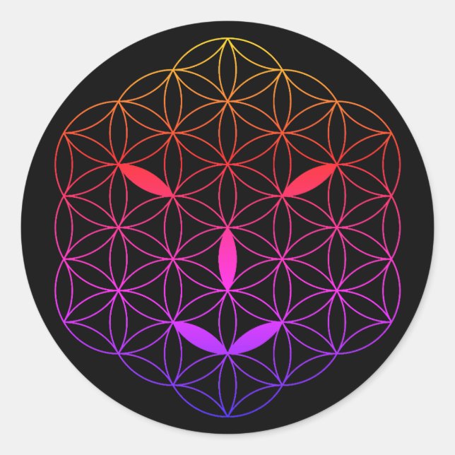 Adesivo Redondo Face sagrada - Arturiano 02, CF-Tr. (Frente)