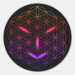 Adesivo Redondo Face sagrada - Arturiano 02, CF-Tr.