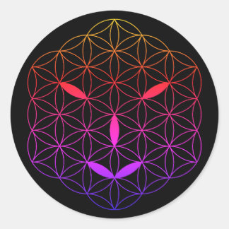 Adesivo Redondo Face sagrada - Arturiano 02, CF-Tr.