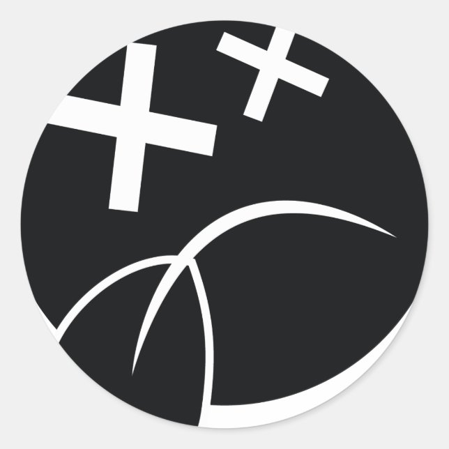 Adesivo Redondo Face Triste (Frente)