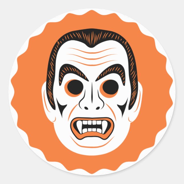Adesivo Redondo Face Vampira (Frente)