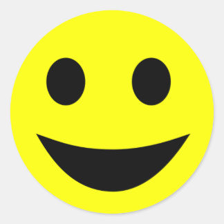 Adesivo Redondo Facey Sticker