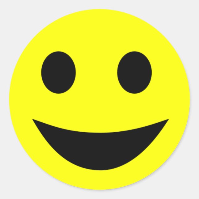 Adesivo Redondo Facey Sticker (Frente)