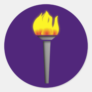 Adesivo Redondo fackel torch