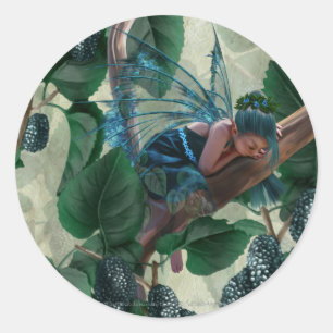 Adesivo Redondo Fada do Mulberry