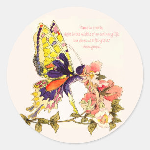 Adesivo Redondo Fada - Kiss Stickers