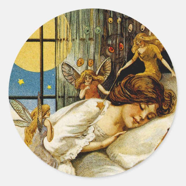 Adesivo Redondo Fadas e Goblins (Frente)