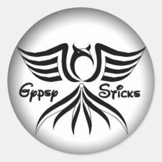 Adesivo Redondo Fade to Black Round Stickers - Personalizado