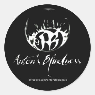 Adesivo Redondo Fade to Black Round Stickers - Personalizado