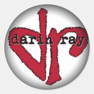 Adesivo Redondo Fade to Black Round Stickers - Personalizado