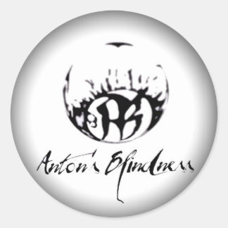 Adesivo Redondo Fade to Black Round Stickers - Personalizado