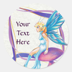 Adesivo Redondo Faerie Sticker
