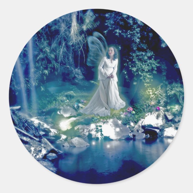Adesivo Redondo Fairy Queen (Frente)