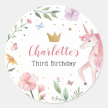 Fairy Unicorn Stickers