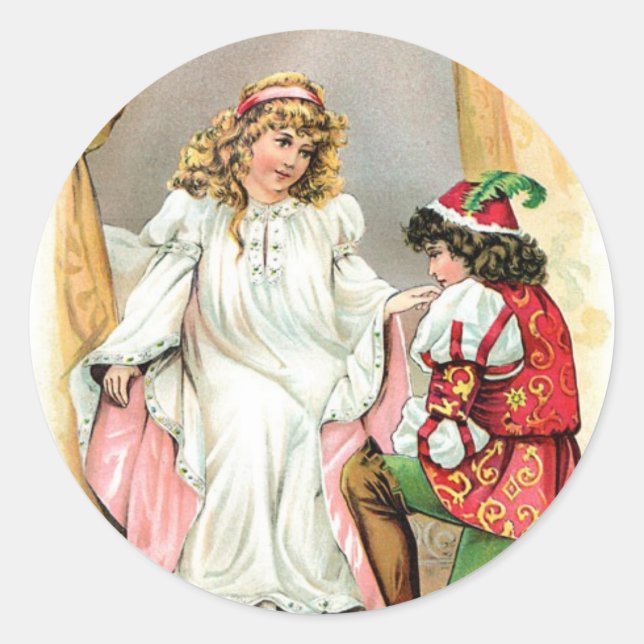 Adesivo Redondo Fairytale Sticker (Frente)