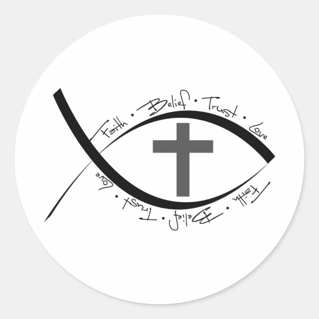 Adesivo Redondo Faith (Frente)