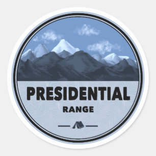 Adesivo Redondo Faixa Presidencial Camping em New Hampshire