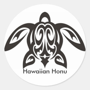 Adesivo Redondo Falcão Honu Turtle Sticker