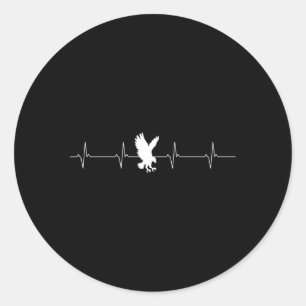 Adesivo Redondo Falconer Lifeline Falconry Hawking Falconer