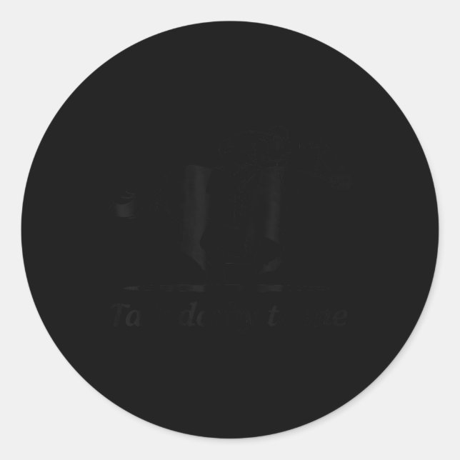 Adesivo Redondo Fale Com Derby Para Mim Cavalo Engraçado (Frente)