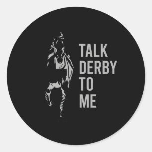 Adesivo Redondo Fale Com Derby Para Mim, Fale Com Derby.