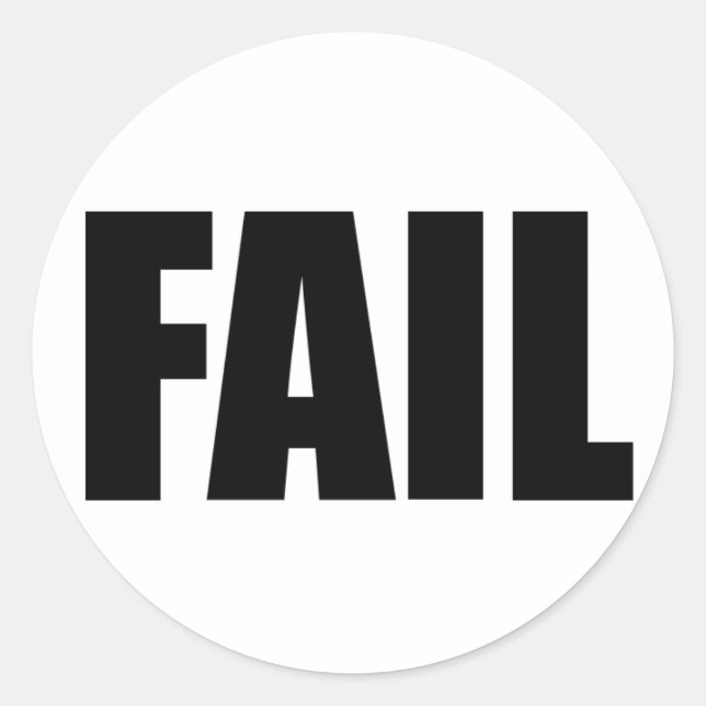 ADESIVO REDONDO FALHA. (Frente)