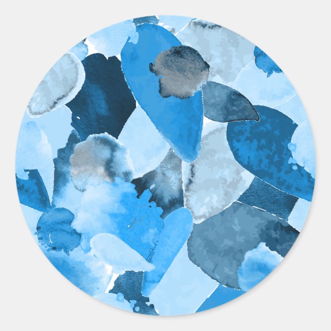 Adesivo Redondo Falha de cor 6 (Frente)