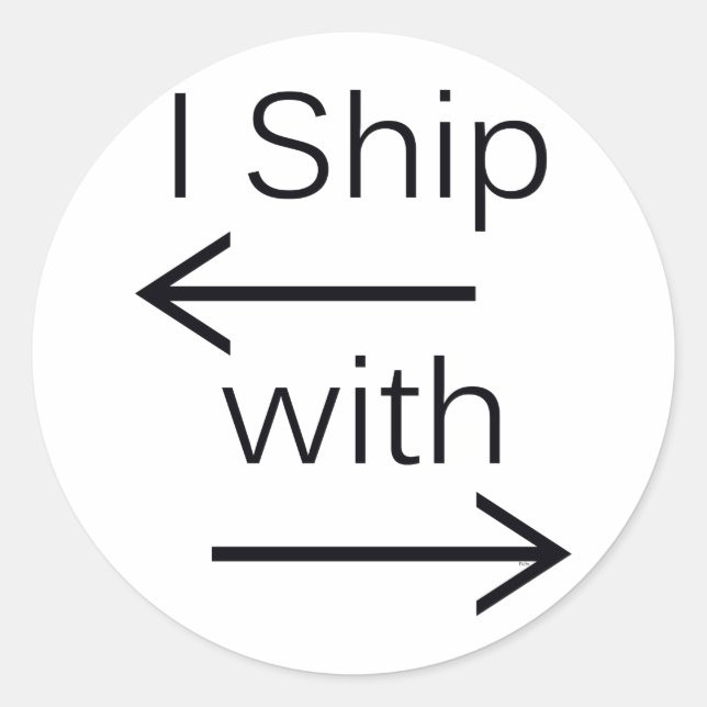 Adesivo Redondo Falhar Eu Enviá-Lo (Você Escolhe Cor De Fundo!) (Frente)