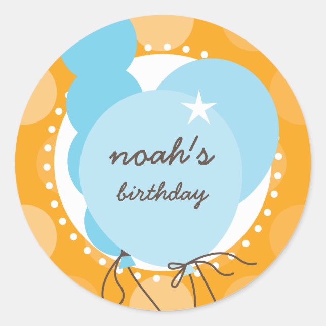 Adesivo Redondo FALHAS DE PARTIDOS: balões 1 (Frente)