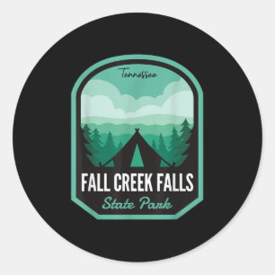 Adesivo Redondo Fall Creek Falls State Park Tn Camping