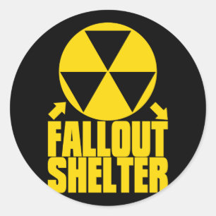 Adesivo Redondo Fallout_Shelter