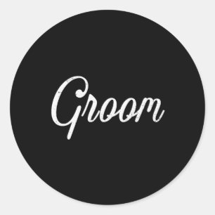 Adesivo Redondo Família Casamento Noivo Festa de Solteiro 