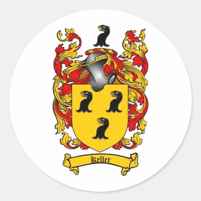 ADESIVO REDONDO FAMÍLIA DE KELLER - CASACO DE KELLER (Frente)