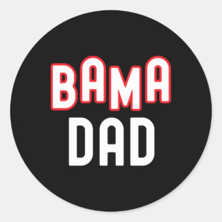Adesivo Redondo Família Desportiva Bama Pai Alabama Sul