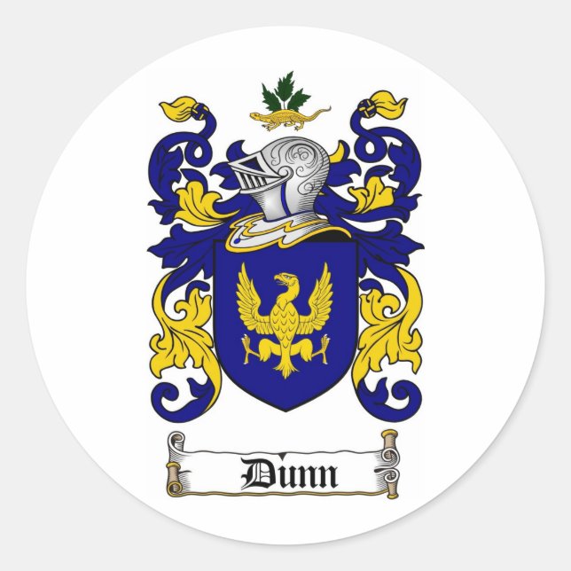 ADESIVO REDONDO FAMÍLIA DUNN CREST - CASACO DUNN DE ARMAS (Frente)