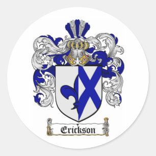 ADESIVO REDONDO FAMÍLIA ERICKSON CREST - CASACO ERICKSON DE ARMAS