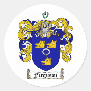 ADESIVO REDONDO FAMÍLIA FERGUSON CREST - CASACO FERGUSON DE ARMAS