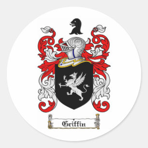 ADESIVO REDONDO FAMÍLIA GRIFFIN CREST - CASACO GRIFFIN DE ARMAS