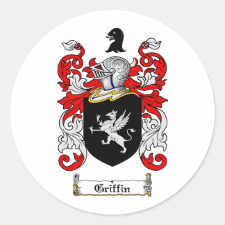 ADESIVO REDONDO FAMÍLIA GRIFFIN CREST - CASACO GRIFFIN DE ARMAS