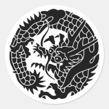 Família Japonesa Crest-Dragon