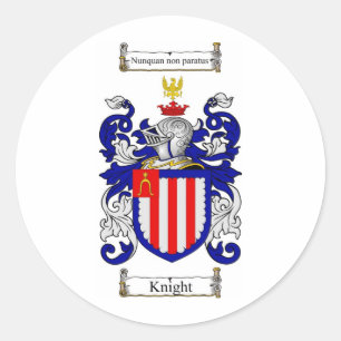 ADESIVO REDONDO FAMÍLIA KNIGHT CREST - KNIGHT CASACO ARMS